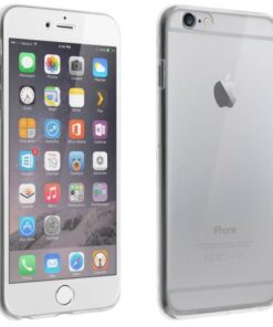 Coque protection intégrale 360 degrés en silicone translucide pour Apple iPhone 6 Plus