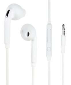 Écouteurs filaire Kit Mains Libres Earpods universels blanc
