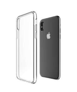 Coque transparente en silicone extra clair pour Apple iPhone X