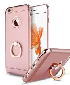 Coque luxueuse ornée d'un anneau de support pour Apple iPhone 6 ( rose gold )
