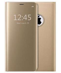étui à rabat semi translucide pour Apple iPhone 6S (dorée)