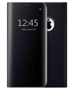 étui à rabat semi translucide pour Apple iPhone 6s (noir)