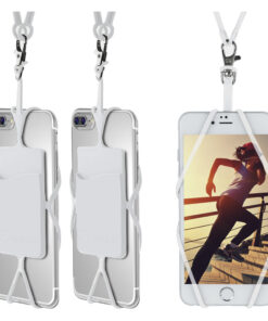 Tour de cou dragonne blanc special smartphone universel pour Samsung Galaxy Note 10+ 5G