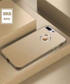 Coque luxueuse en silicone de qualité supérieure avec finition chrome pour iPhone 6 Plus ( Or/dorée )