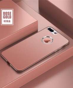 Coque luxueuse en silicone de qualité supérieure avec finition chrome pour iPhone 6 ( or rose )