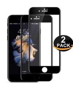 Lot de 2: verre trempé 3D extra résistant GlassPro® pour  Apple iPhone 6 Plus (cadre noir )