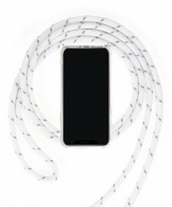 coque cordon tour de cou/bandoulière pour Apple iPhone 11 blanc