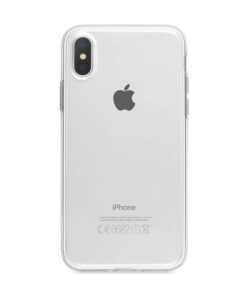 Coque transparente en silicone extra clair pour Apple iPhone XS