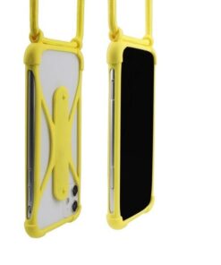 coque souple universelle antichoc en silicone cordon tour de cou pour smartphone Xiaomi Poco X2