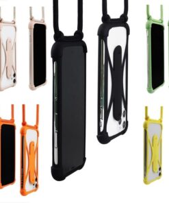 coque souple universelle antichoc en silicone cordon tour de cou pour smartphone Apple iPhone 11