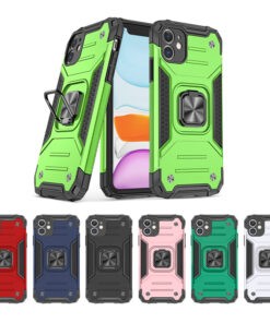 Coque armure haute protection avec anneau de soutien pour Apple iPhone 11 ( 6 coloris )