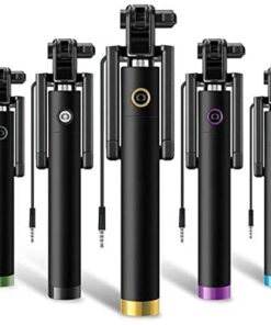 Perche a selfie telescopique legere avec bouton declencheur