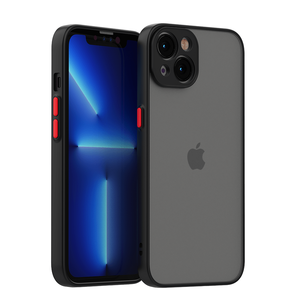 Coque couleur avec protection caméra pour iPhone 13 Pro