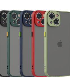 Coque iPhone semi transparente finition mate avec protection camera